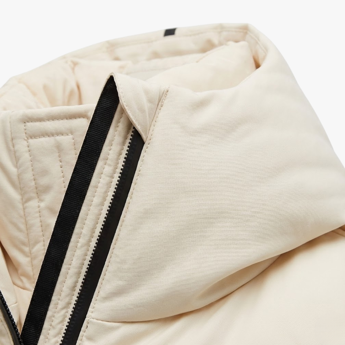 Chaqueta de esquí para mujer con bajo peplum y cuello alto
