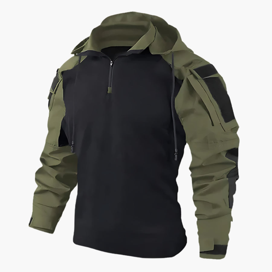 Chaqueta táctica para hombre con capucha para el aire libre