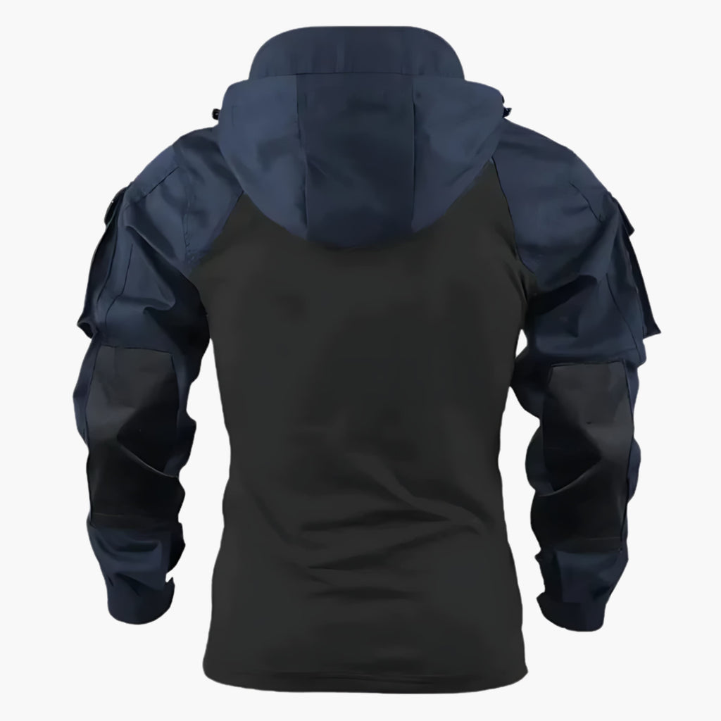 Chaqueta táctica para hombre con capucha