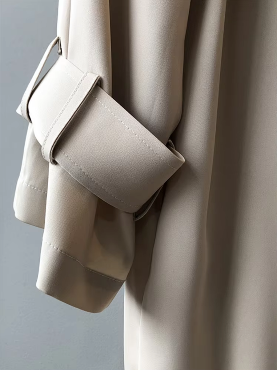Gabardina para mujer de corte largo