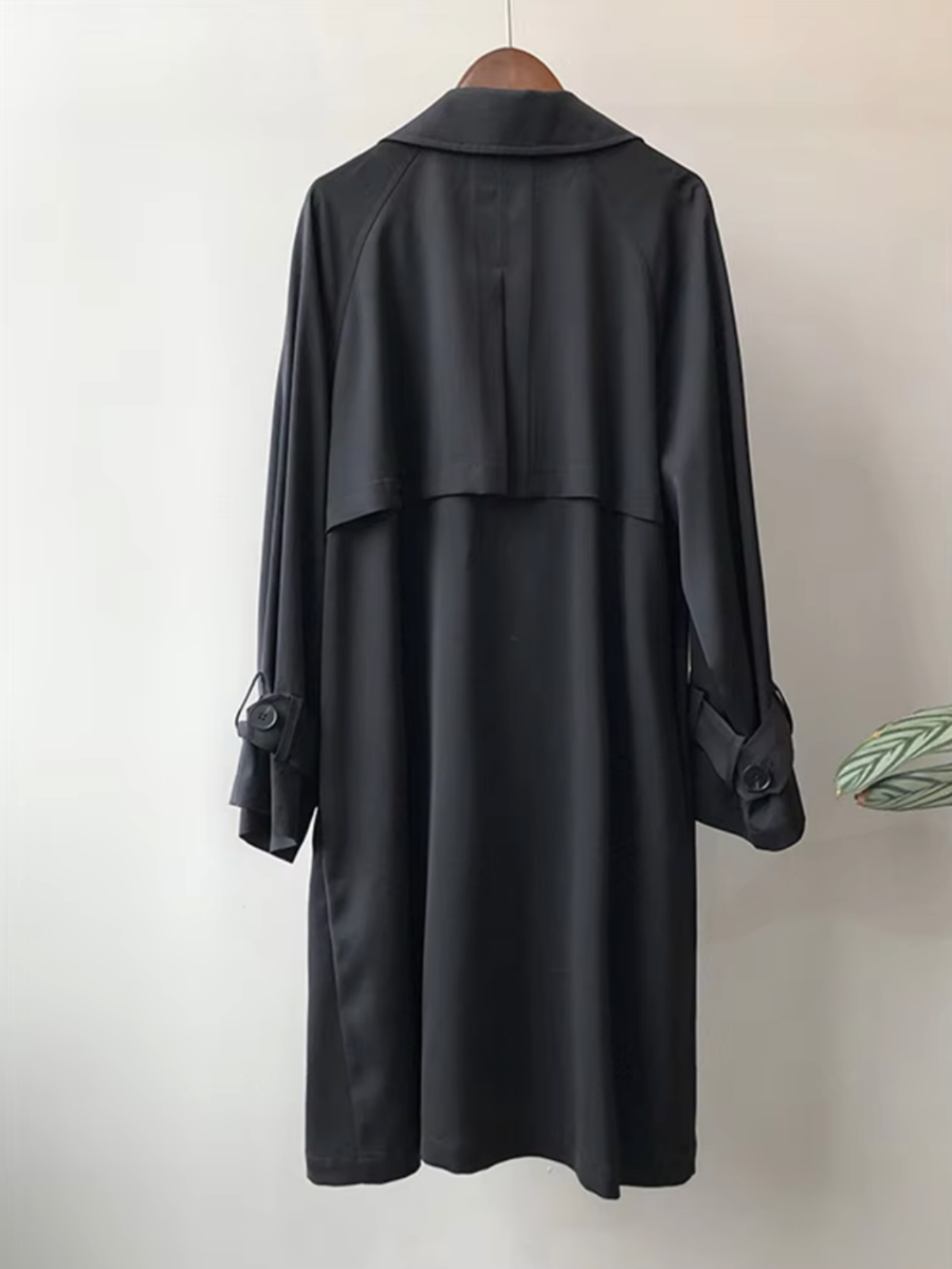 Gabardina para mujer de corte largo