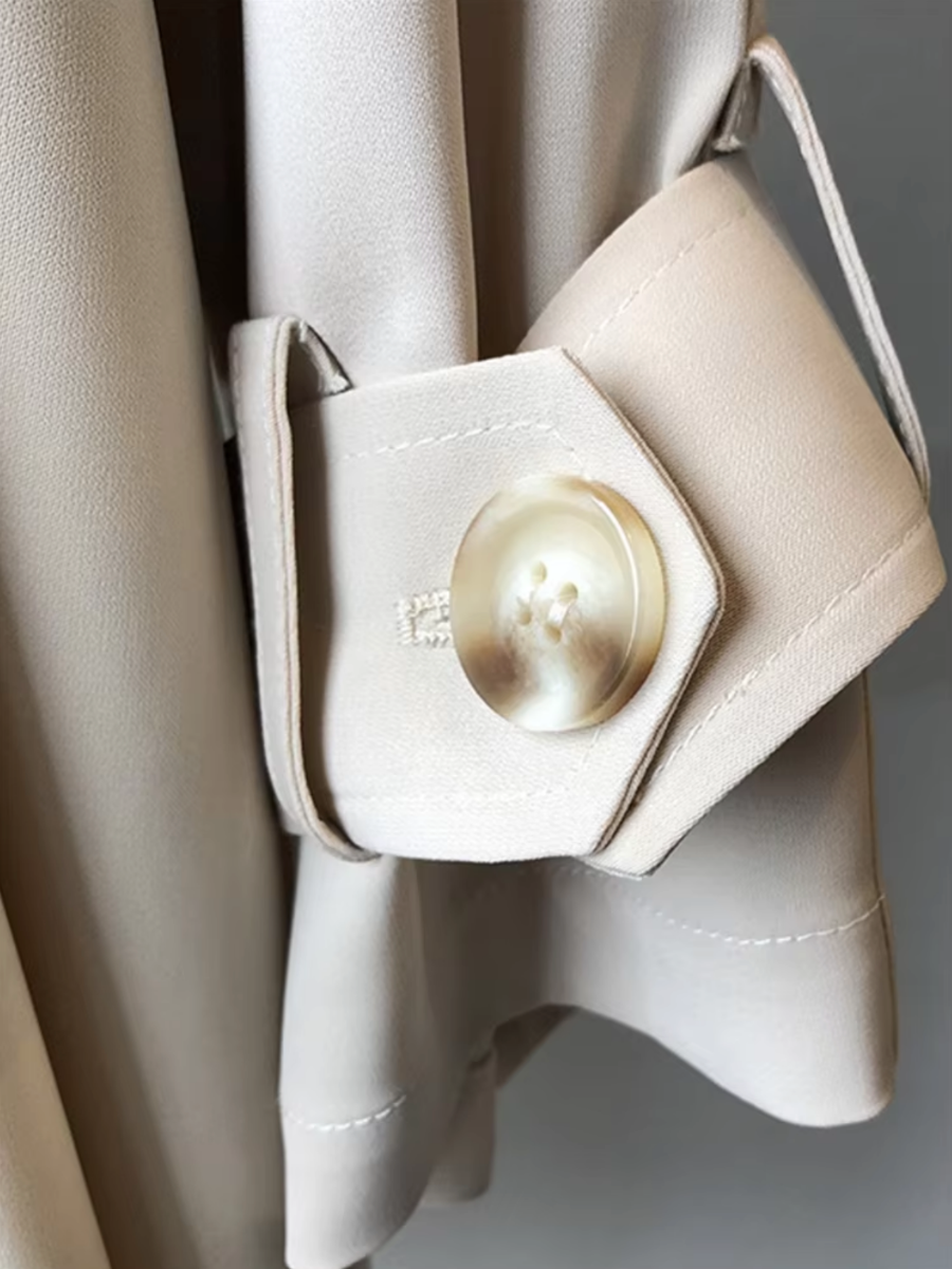 Gabardina para mujer de corte largo