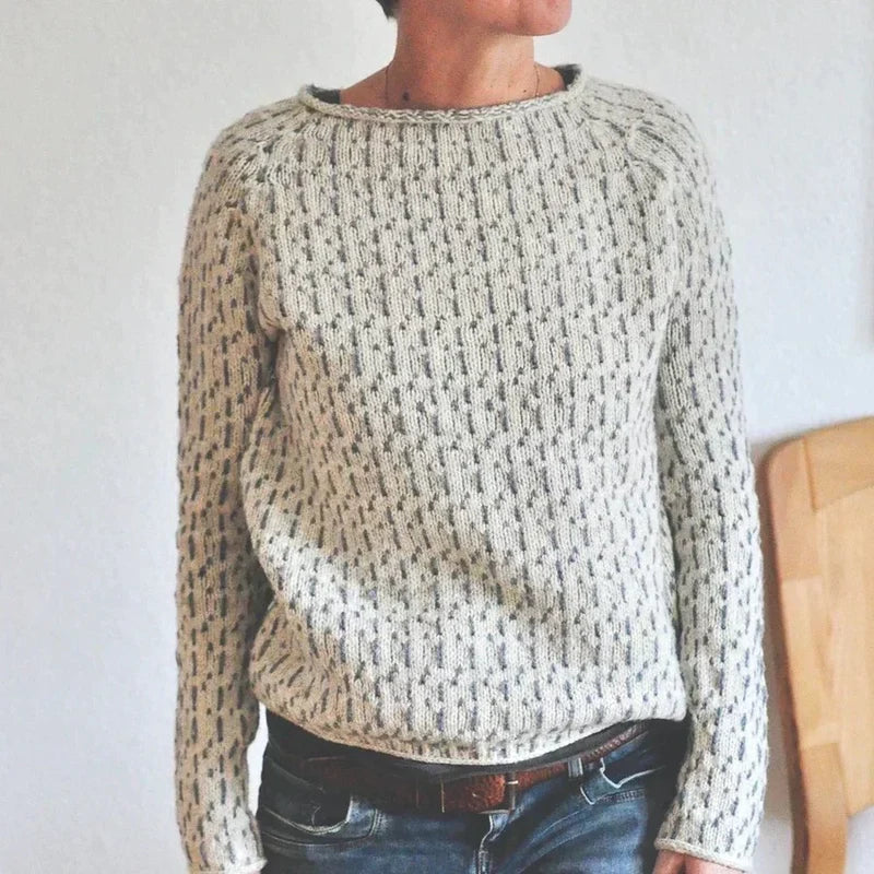 Jersey de punto calado holgado para mujer – vista de detalle 1