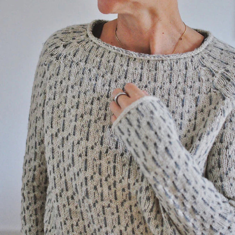 Jersey de punto calado holgado para mujer – vista de detalle 2