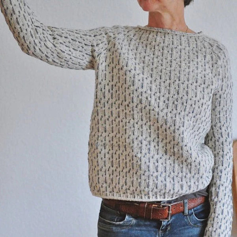 Jersey de punto calado holgado para mujer – vista de detalle 3
