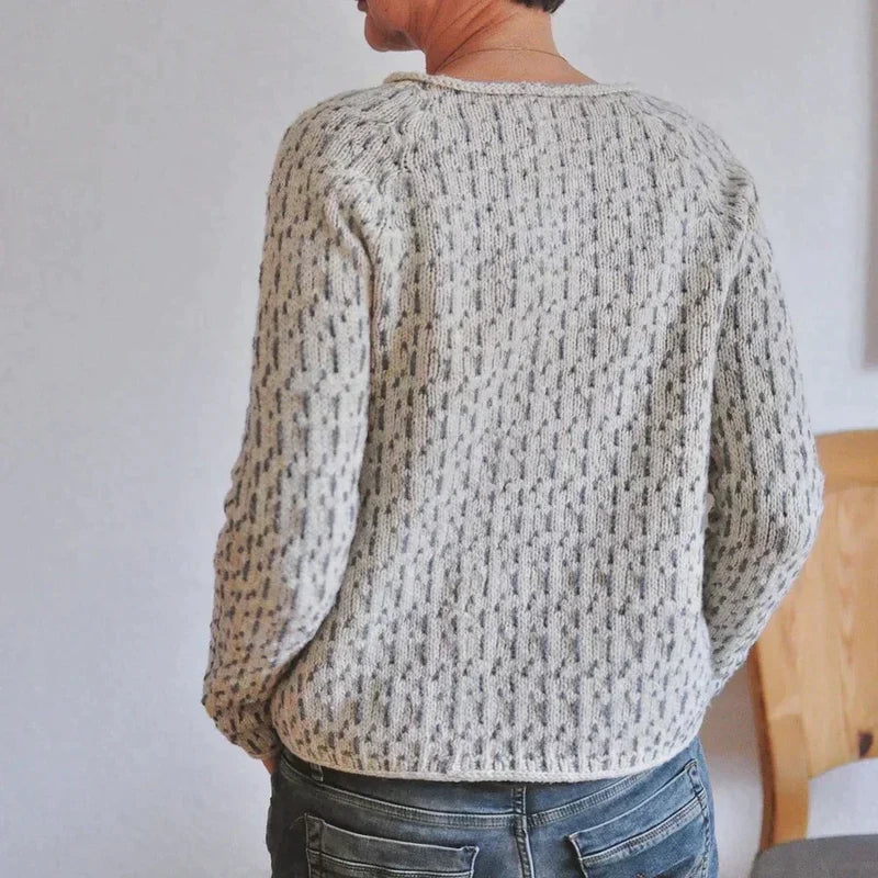 Jersey de punto calado holgado para mujer – vista de detalle 4